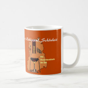 DDR Werbedesign Chemiekombinate Kaffeetasse