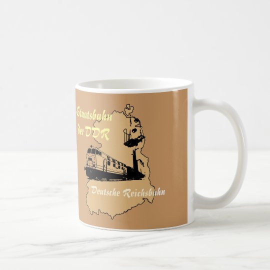 DDR Werbedesign Deutsche Reichsbahn Kaffeetasse