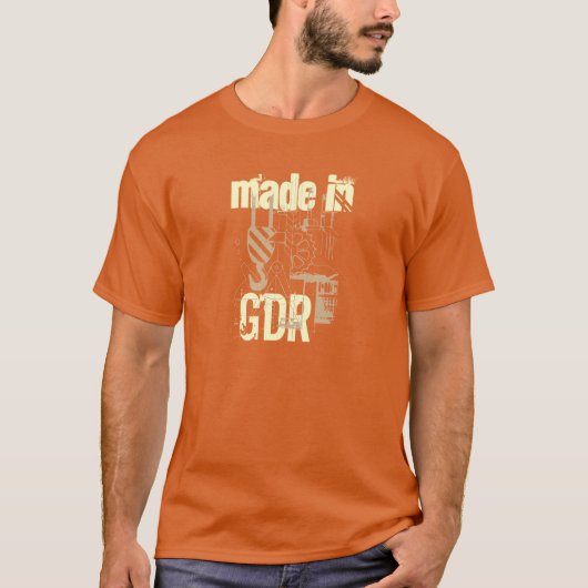 DDR Werbedesign T-Shirt (Vorderseite)