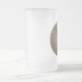 DDS Caduceus Mattglas Bierglas (Mittel)