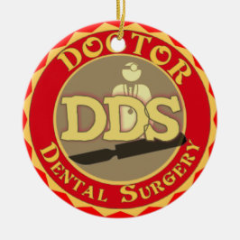 DDS DOCTOR DENTAL OPERATION CHRISTMAS ORNANATION KERAMIK ORNAMENT