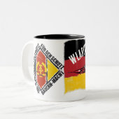 DDT MIG 29 ZWEIFARBIGE TASSE (Vorderseite Links)