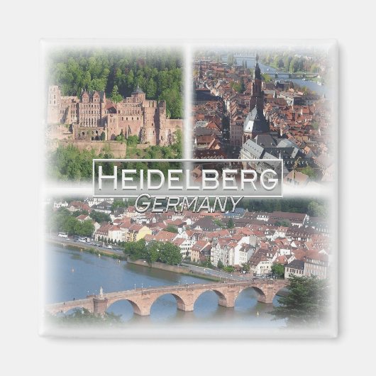 DE0104 Europe, Deutschland, Heidelberg, Kühlschran Magnet (Vorne)