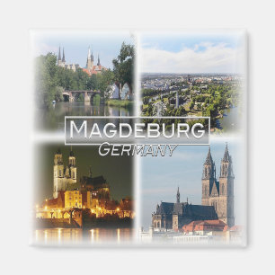 DE0105 Europa, Deutschland, Magdeburg, Kühlschrank Magnet