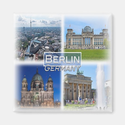 DE0109 Europa Deutschland, Berlin, Kühlschrank Magnet (Vorne)