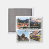 DE0129 Europa, Deutschland, Sachsen, Wernigerode,  Magnet (Vorderseite/Rückseite)
