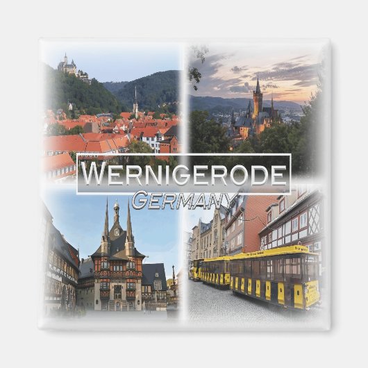 DE0129 Europa, Deutschland, Sachsen, Wernigerode,  Magnet (Vorne)