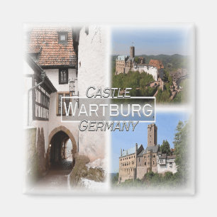 DE0135 Europa, Deutschland, Wartburg, Kühlschrank Magnet