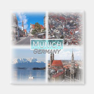 DE0142 Europa, Deutschland, München, Kühlschrank Magnet