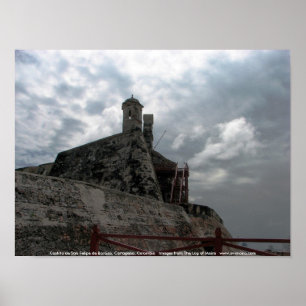 De Barajas Cartagena, Colom Castillo Des San Poster