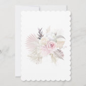 De Bautizo Rosas Personalizadas Einladung (Rückseite)