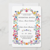 De Boda Mexicanas llenas de color Einladung (Vorderseite)