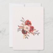 De Boda Vintag Naranja 30 Aniversario Einladung (Rückseite)