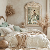 De bonne grâce Bouffant Portrait & Swan Seidenpapier