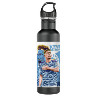 de Bruyne - Kevin de Bruyne Poster Edelstahlflasche