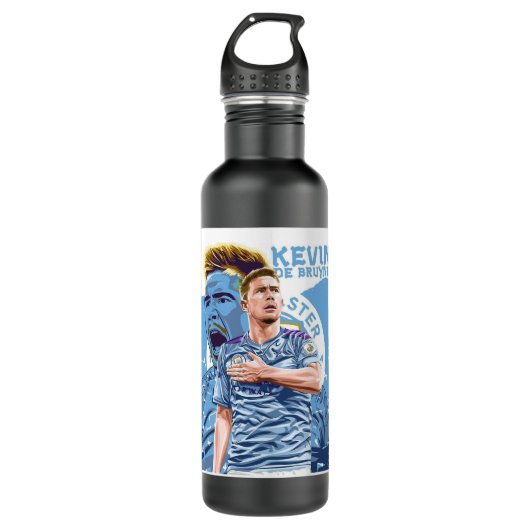 de Bruyne - Kevin de Bruyne Poster Edelstahlflasche (Vorderseite)