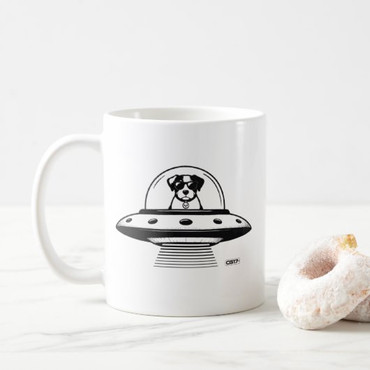 De Café Taza UFO CG17s Kaffeetasse (Mit Donut)