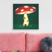  de casa de fada em formato de cogumelo leinwanddruck (Insitu (Wohnzimmer))