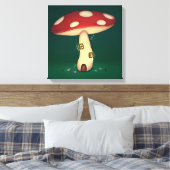  de casa de fada em formato de cogumelo leinwanddruck (Insitu (Schlafzimmer))