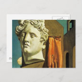 De Chirico Liebe Song Postkarte (Vorne/Hinten)