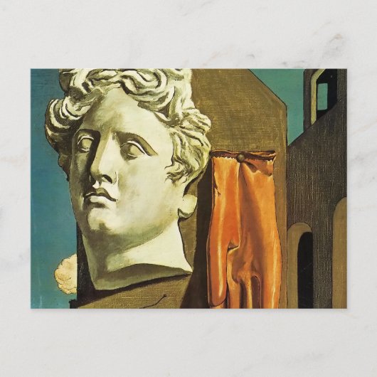De Chirico Liebe Song Postkarte (Vorderseite)