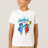 de colegio con lápiz T-Shirt (Vorderseite)