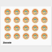 De Colores Rainbow Sticker (Blatt)