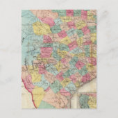 De Cordovas Karte von Texas (Vorderseite)