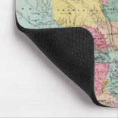 De Cordovas Karte von Texas Mousepad (Ecke)