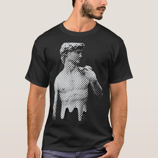 De David Marble Statue Michelangelo Renaissance T-Shirt (Vorderseite)