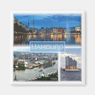 DE * Deutschland - Hamburg Magnet