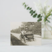De Dion Bouton 1900 Postkarte (Stehend Vorderseite)
