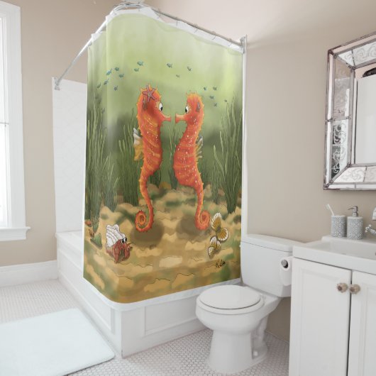 DE Duschvorhang Seepferdchen (Beispiel)