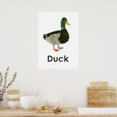 De - Ente Poster (Küche)