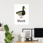 De - Ente Poster (Heimbüro)