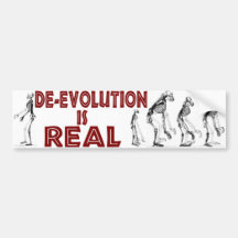 DE-EVOLUTION IST WIRKLICH