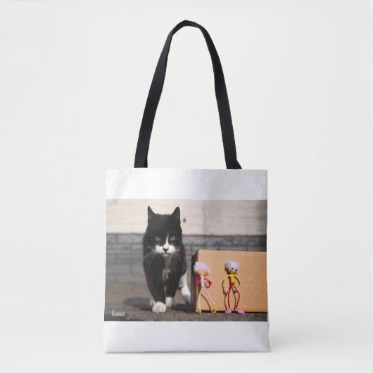 De Fubby's verstoppen zich voor de kat Ping. Tasche (Vorderseite)
