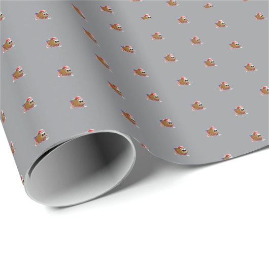 DE/GB Geschenkpapier Igel/ Gift wrap Hedgehog (Rolleneckpunkt)
