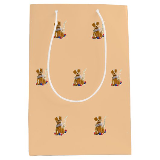 DE/GB Geschenktüte Hund/Gift bag dog (Vorderseite)