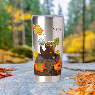 DE/GB Thermobecher/Thermal mug Maulwurf/Mole Thermobecher