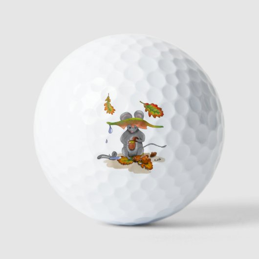 DE Golfball/Golf Ball Herbst/Autumn Maus/Mouse (Vorderseite)