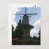 De Gooyer Windmill Amsterdam Postkarte (Vorne/Hinten)
