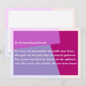 De Gynaecoloog behoedt Dankeskarte (Vorne/Hinten)