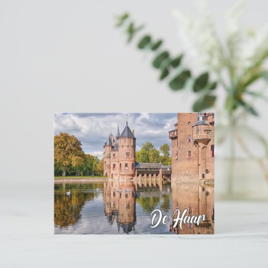 De Haar Castle, Utrecht, Netherlands Postkarte (Stehend Vorderseite)