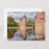 De Haar Castle, Utrecht, Netherlands Postkarte (Vorne/Hinten)