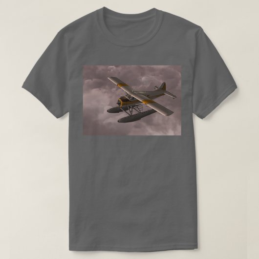 De Havilland Beaver DHC2  T-Shirt (Design vorne)