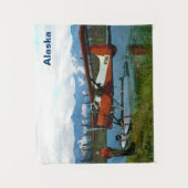 De Havilland Beaver Floatplane - Alaska Wandteppich (Vorderseite)