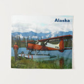 De Havilland Beaver Floatplane - Alaska Wandteppich (Vorderseite (Horizontal))