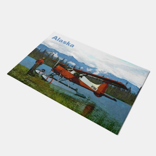 De Havilland Beaver Floatplane Fußmatte (Schrägansicht)