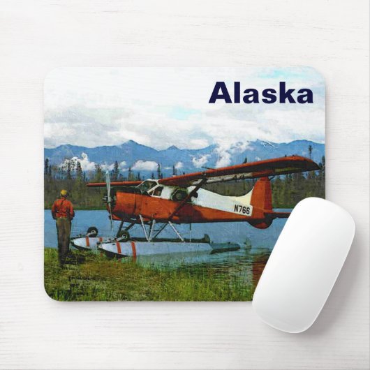 De Havilland Beaver Floatplane Mousepad (Mit Mouse)